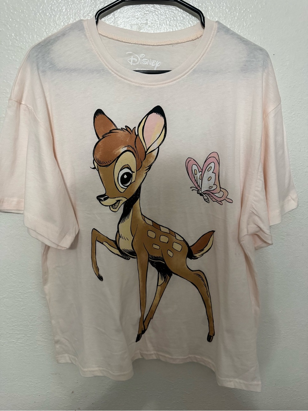 Disney Bambi & Butterfly Girl’s T-Shirt Size Large